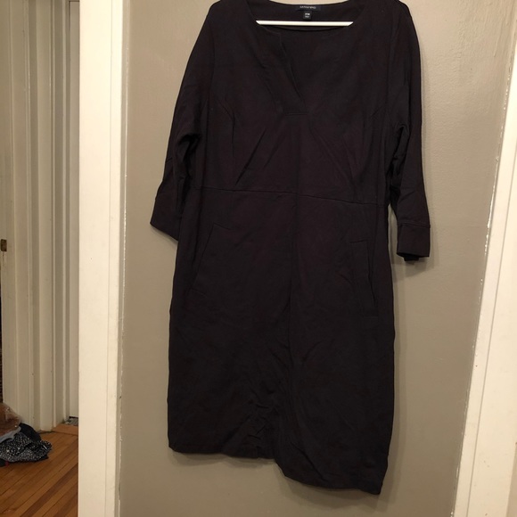 Lands’ End ponte sheath dress 3/4 sleeve - Picture 2 of 5